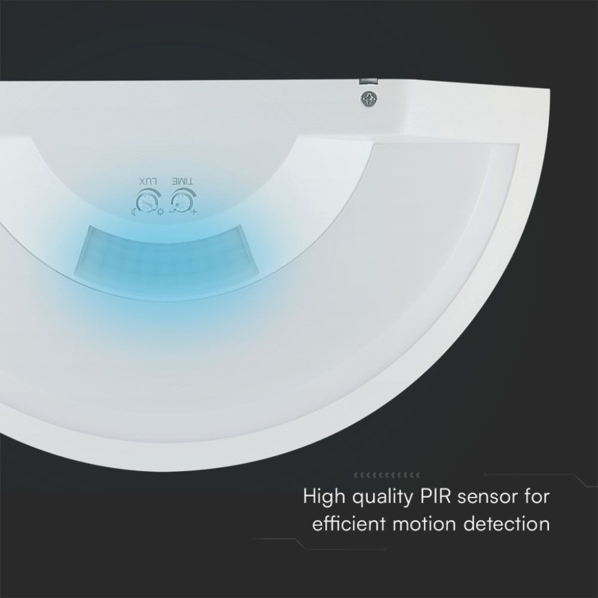 LED Koupelnové nástěnné svítidlo se senzorem SAMSUNG CHIP LED/10W/230V 4000K IP54 bílá