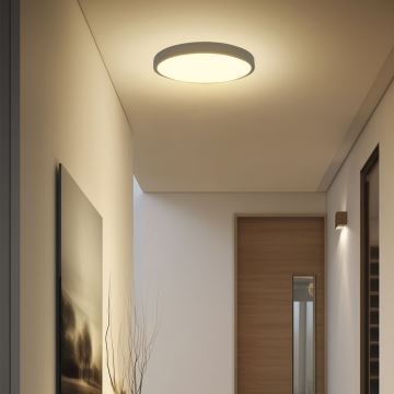 LED Koupelnové stropní svítidlo LED/36W/230V IP44 4000K pr. 35 cm černá