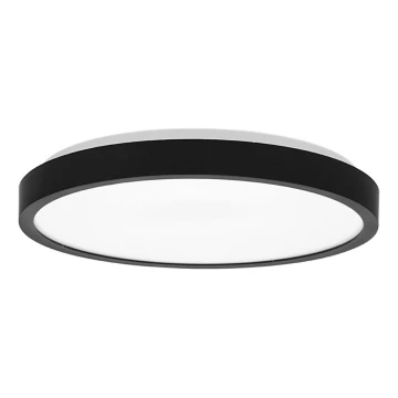 LED Koupelnové stropní svítidlo LIRA LED/18W/230V 4000K pr. 29,5 cm IP44 černá