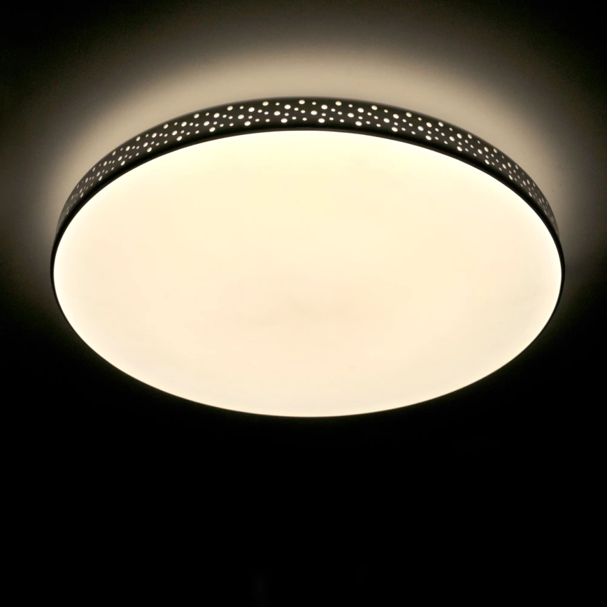 LED Koupelnové stropní svítidlo MOON LED/18W/230V černá IP44