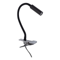 LED Lampa s klipem LAGOS 1xG9/3W/230V 4000K černá