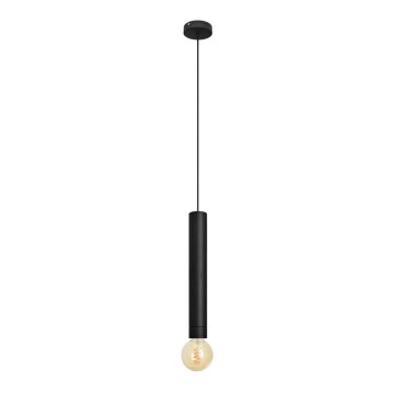 LED Lustr na lanku TUBA 1xGU10/20W/230V černá