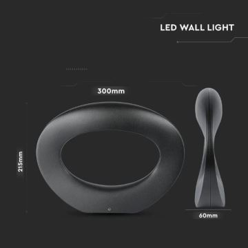 LED Nástěnné svítidlo LED/9W/230V