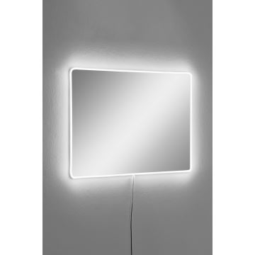 LED Nástěnné zrcadlo s podsvícením RECTANGULAR 60x40 cm bílá