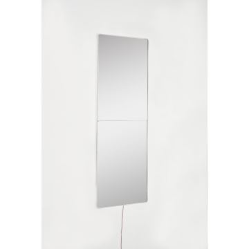 LED Nástěnné zrcadlo s podsvícením RECTANGULAR 80x20 cm bílá