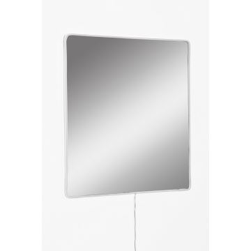 LED Nástěnné zrcadlo s podsvícením SQUARE 50x50 cm bílá