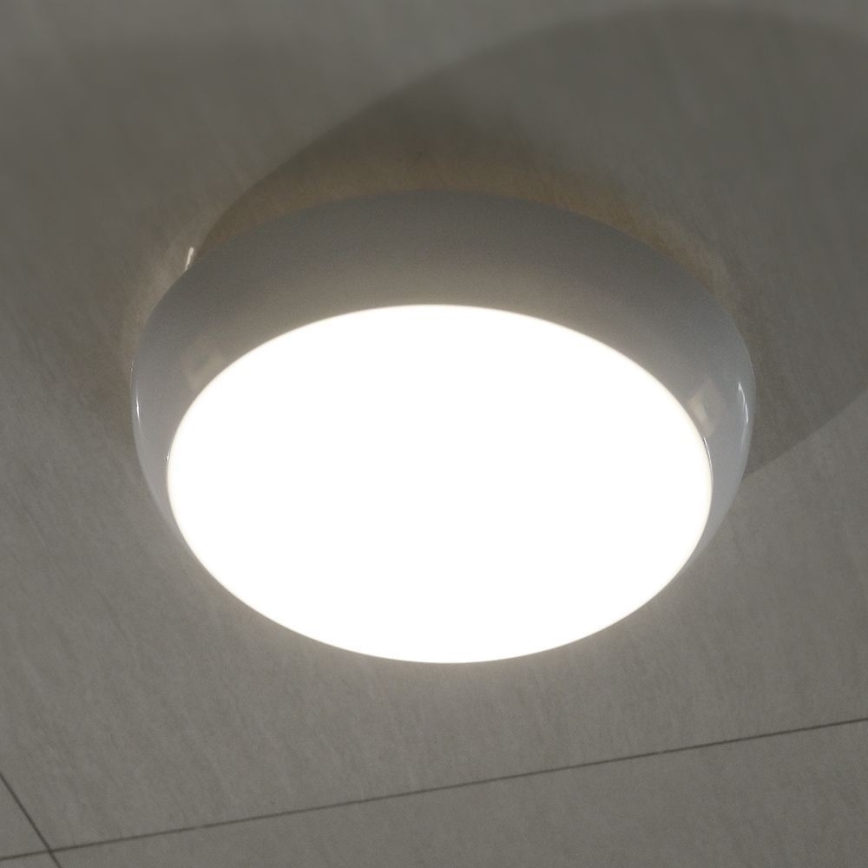 LED Nouzové stropní svítidlo se senzorem LED/8W/16W/20W/230V IP65 3000/4000/6500K