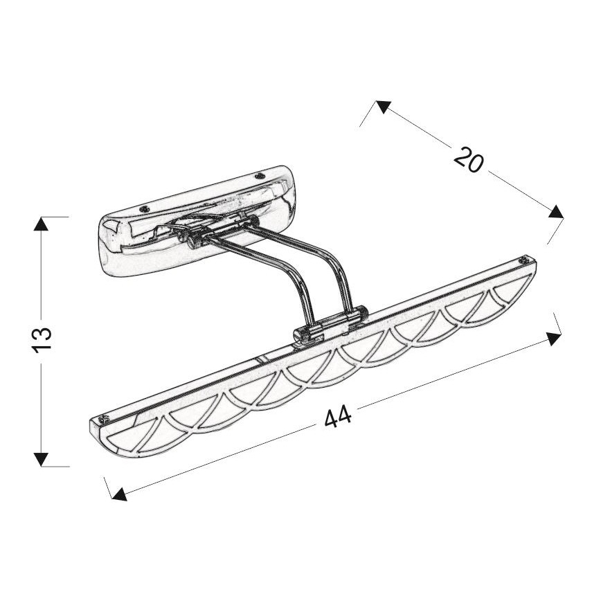 LED Osvětlení zrcadla MOVE LED/6W/230V