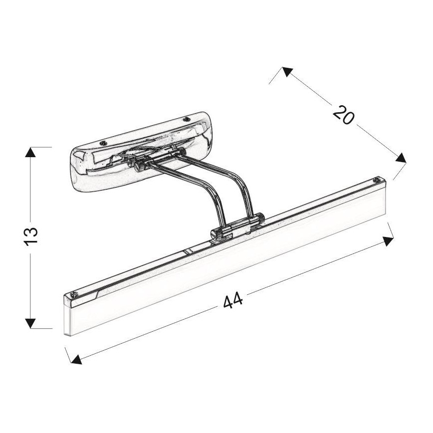 LED Osvětlení zrcadla SIDE LED/6W/230V