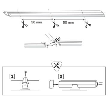 LED Pásek NEON 5m LED/30W/24V zelená IP65