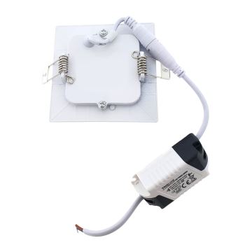 LED Podhledové svítidlo QTEC LED/3W/230V 6500K 8,3x8,3 cm