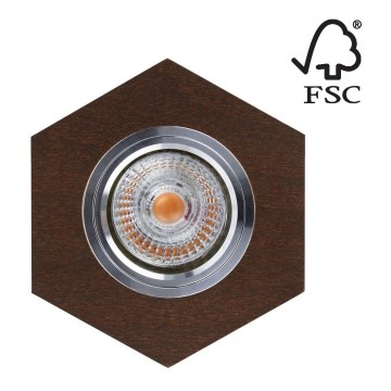 LED Podhledové svítidlo VITAR 1xGU10/5W/230V CRI 90 buk – FSC certifikováno