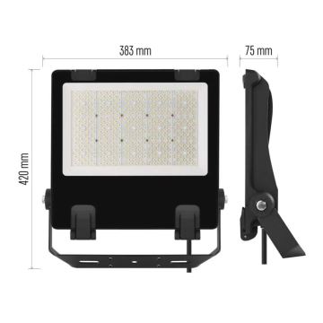 LED Reflektor AVENO LED/200W/230V 4000K 32000 lm IP66 černá