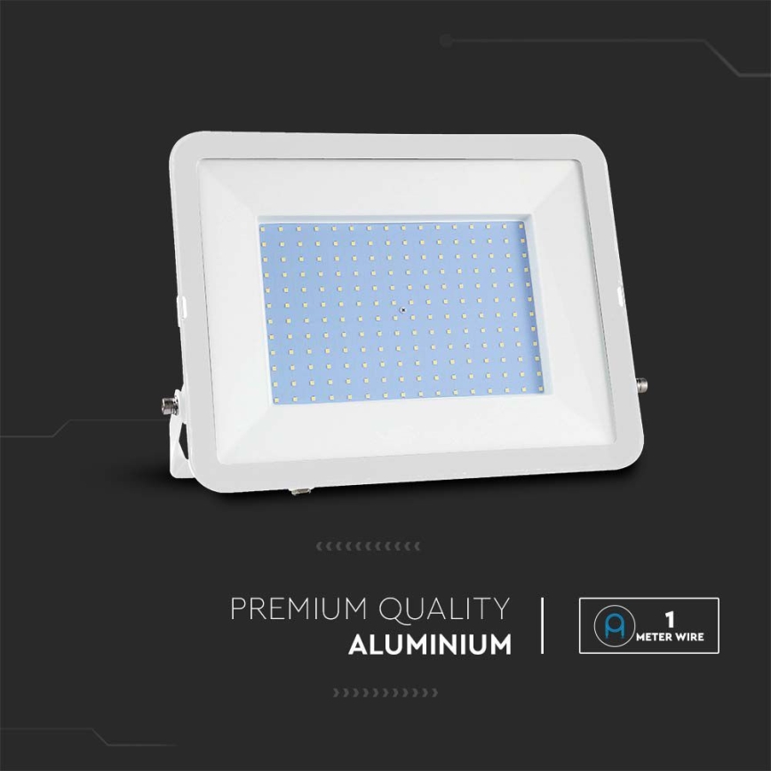 LED Reflektor SAMSUNG CHIP LED/300W/230V 6500K IP65 bílá