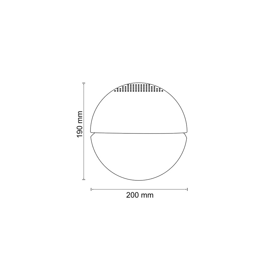 LED RGB Osvěžovač vzduchu ORBIT 1,1l 14W/230V