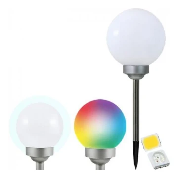 LED RGB Solární lampa LED/0,2W/AA 1,2V/600mAh IP44