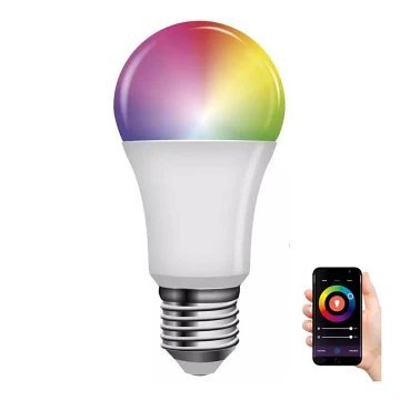 LED RGB Stmívatelná žárovka GoSmart A60 E27/11W/230V 2700-6500K Tuya