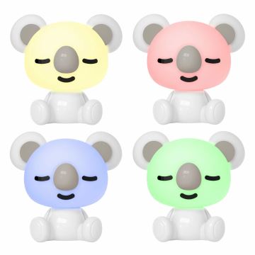 LED RGBW Stmívatelná dětská noční lampička LED/2,5W/230V koala bílá