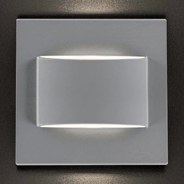 LED Schodišťové svítidlo ERINUS LED/1,5W/12V 4000K šedá