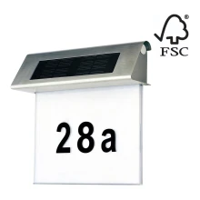LED Solární domovní číslo LED/2x0,07W/2,4V IP44