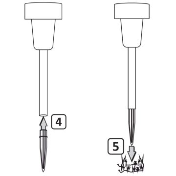 LED Solární lampa STIK LED/1,2V IP44