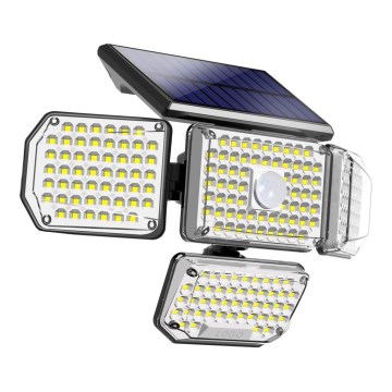 LED Solární nástěnné svítidlo se senzorem LED/5W/5,5V 3000K/6500K IP44