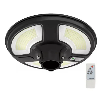 LED Solární pouliční lampa se senzorem LED/7,5W/3,2V IP65 4000K + dálkové ovládání