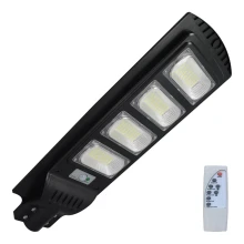 LED Solární pouliční lampa se senzorem STREET LED/15W/3,2V IP65 + dálkové ovládání