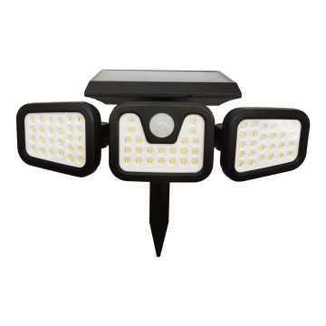 LED Solární reflektor se senzorem TRIO LED/0,6W/3,7V IP44