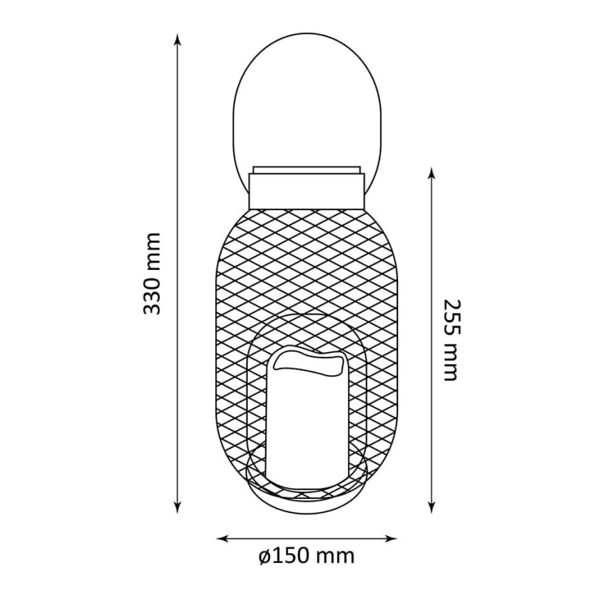 LED Solární svítidlo BARI LED/1,2V IP44