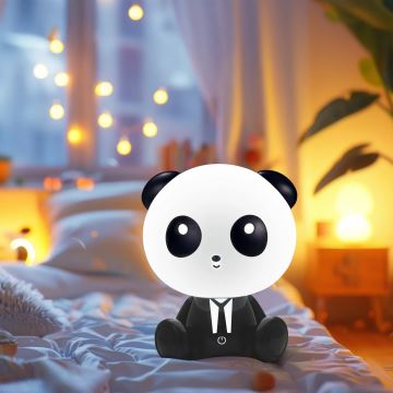 LED Stmívatelná dětská dotyková lampa PANDA LED/2,5W/3,7V 1200 mAh