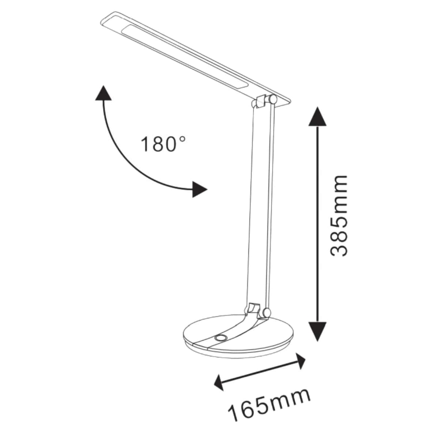 LED Stmívatelná dotyková stolní lampa SERRA LED/8W/230V bílá