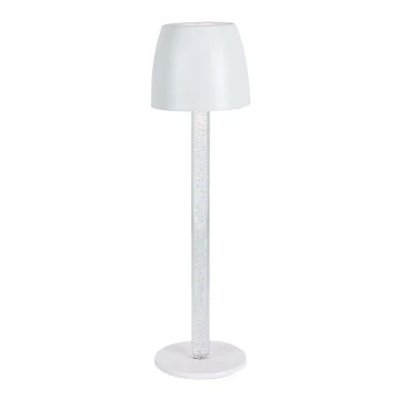 LED Stmívatelná nabíjecí dotyková stolní lampa LED/3W/5V 3000K 1800 mAh bílá