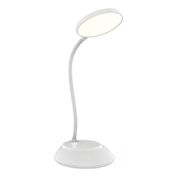 LED Stmívatelná nabíjecí stolní lampa VISUA LED/5W/5V 3000-5000K 1200 mAh bílá