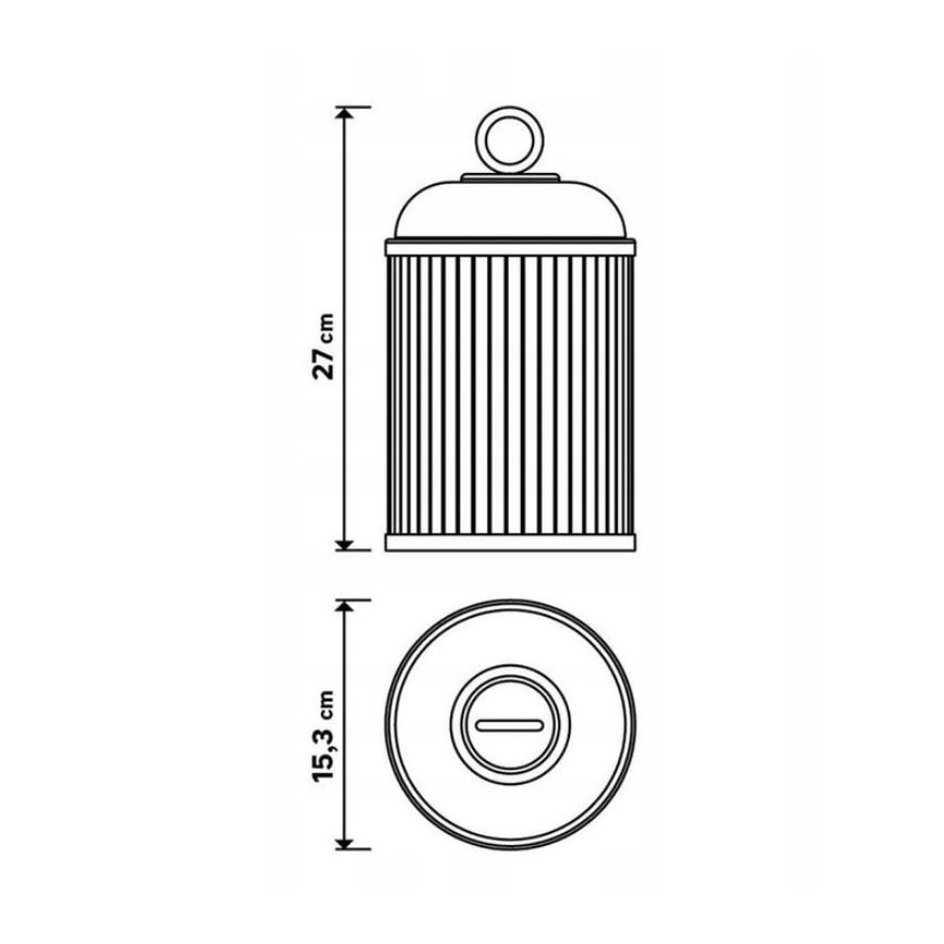 LED Stmívatelná venkovní lampa CANARI LED/2W/5V IP44