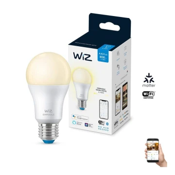 LED Stmívatelná žárovka A60 E27/8W/230V 2700K CRI 90 Wi-Fi - WiZ