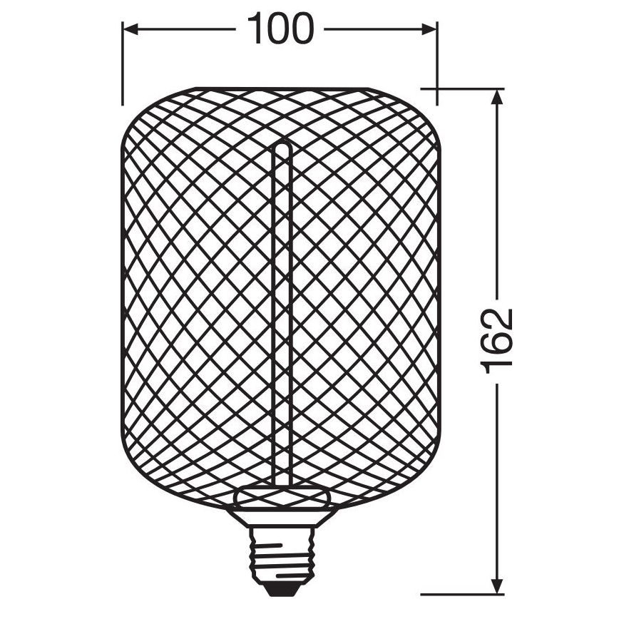 LED Stmívatelná žárovka DECOR FILAMENT E27/3,5W/230V 1800K zlatá - Osram