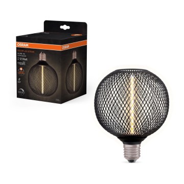 LED Stmívatelná žárovka DECOR  FILAMENT G125 E27/3,5W/230V 1800K černá - Osram