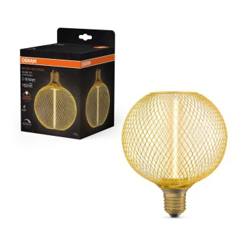 LED Stmívatelná žárovka DECOR  FILAMENT G125 E27/3,5W/230V 1800K zlatá - Osram