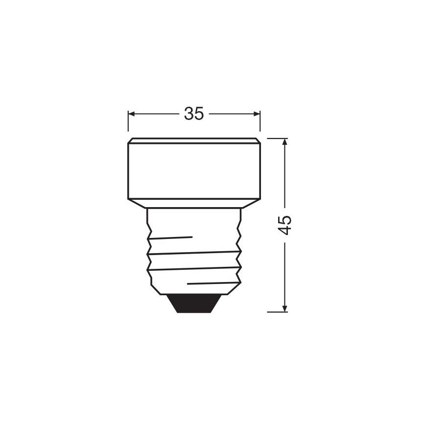 LED Stmívatelná žárovka E27/3,5W/230V 2700K - Osram