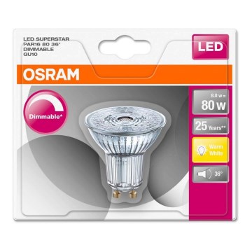 LED Stmívatelná žárovka GU10/7,2W/230V 2700K - Osram