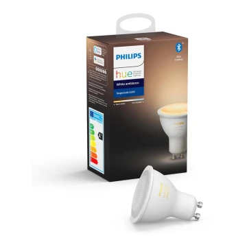 LED Stmívatelná žárovka Philips Hue WHITE AMBIANCE 1xGU10/4,3W/230V