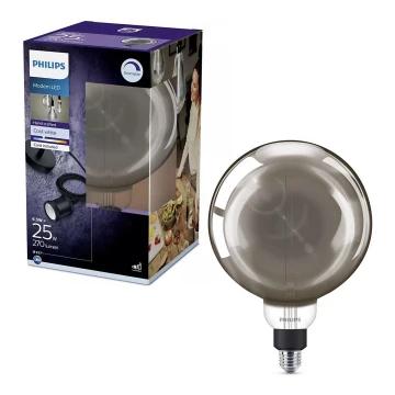 LED Stmívatelná žárovka SMOKY VINTAGE Philips E27/6,5W/230V 4000K