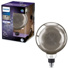 LED Stmívatelná žárovka SMOKY VINTAGE Philips G200 E27/6,5W/230V