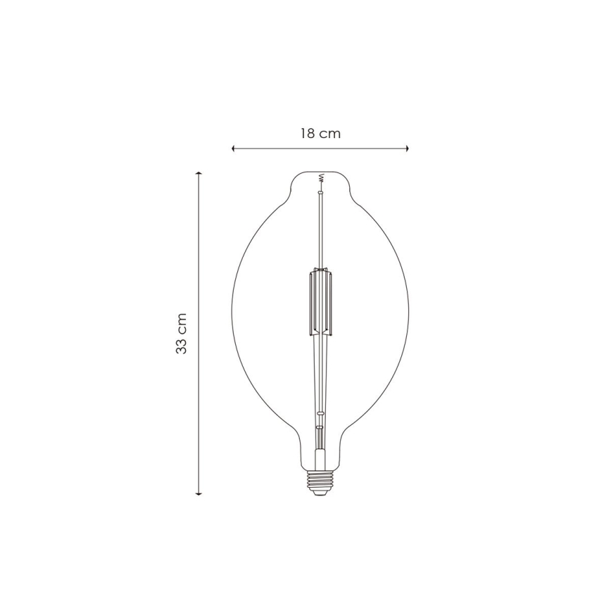 LED Stmívatelná žárovka VINTAGE EDISON E27/4W/230V 2700K