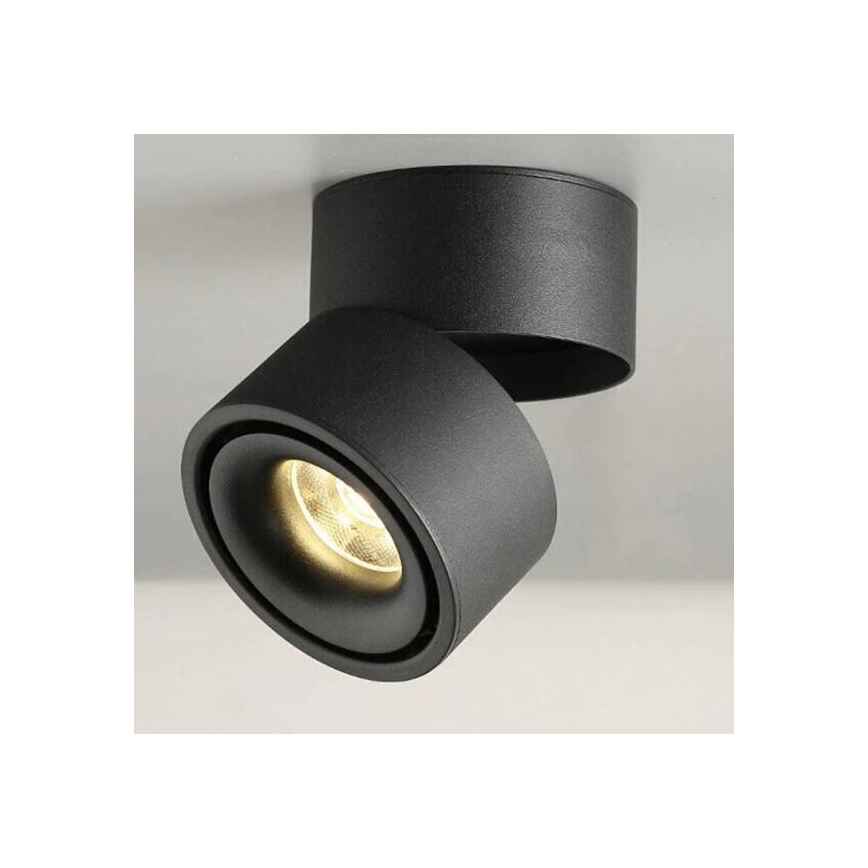 LED Stmívatelné bodové svítidlo LAHTI LED/13,5W/230V 3000K CRI 90 černá