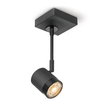 LED Stmívatelné bodové svítidlo MANU 1xGU10/5,8W/230V černá