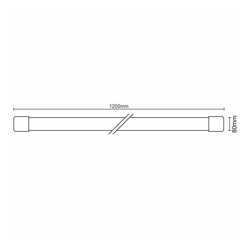 LED Stmívatelné podlinkové svítidlo LED/40W/230V 3000-6500K Wi-Fi Tuya IP40