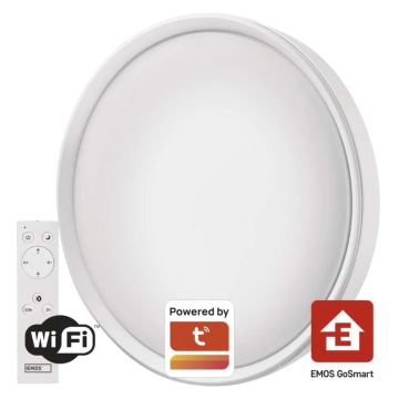 LED Stmívatelné stropní svítidlo GoSmart LED/45W/230V pr. 50 cm 2700-6500K Wi-Fi Tuya + dálkové ovládání