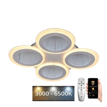 LED Stmívatelné stropní svítidlo LED/100W/230V 3000-6500K + dálkové ovládání